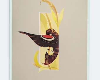 Pacific Northwest Coast Salish Red-winged Descent