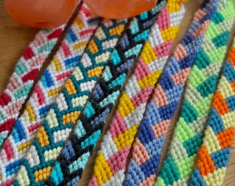 Pulsera de la amistad trenzada personalizada – Elige colores, hecha a mano y ajustable, joyería de verano para la playa, regalos