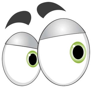 Custom Cartoon Eyes SVG Design - 500x500 Image with 525x525px Canvas