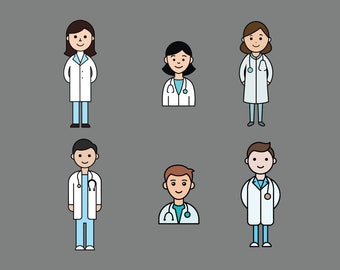 Doctor SVG, Doctor Clip Art, Doctor Cricut svg, Doctor woman and man icon,logo