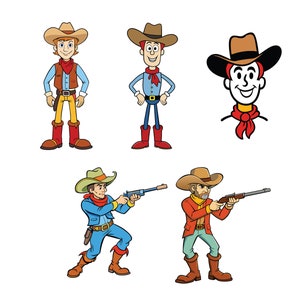 Cowboy SVG, Cowboy Clip Art, Cowboy Cricut svg, Cowboy Outline svg