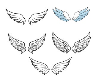 天使の羽 SVG