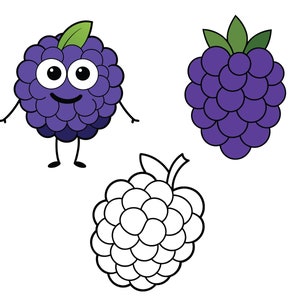 Blackberry SVG, Blackberry Clip Art, Blackberry Cricut svg, Blackberry Outline svg