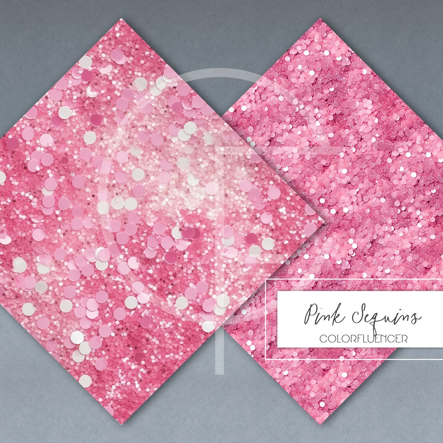 Pink Glitter and Sequins Seamless Patterns | Digital Paper ...