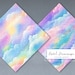 Clouds Seamless Patterns | Sky Clouds Backgrounds, Rainbow Colors ...