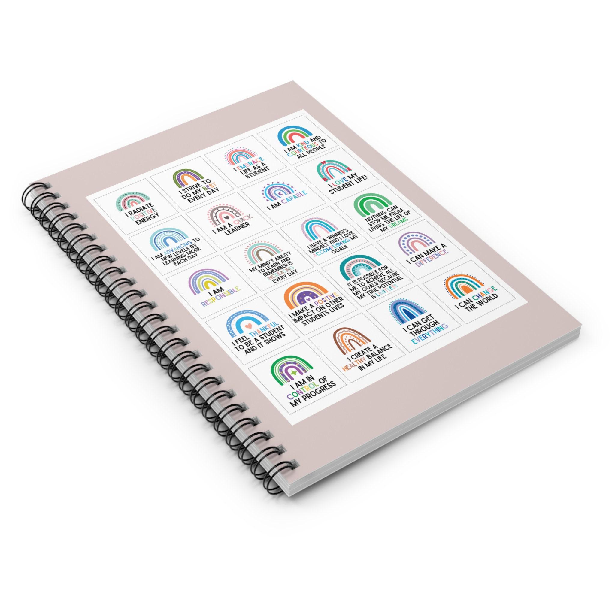 Lote De 24 Cuadernos Espiral Con Caritas Sonrientes + Bolígrafos - Regalo Perfecto Para Vuelta Al Cole O Oficina