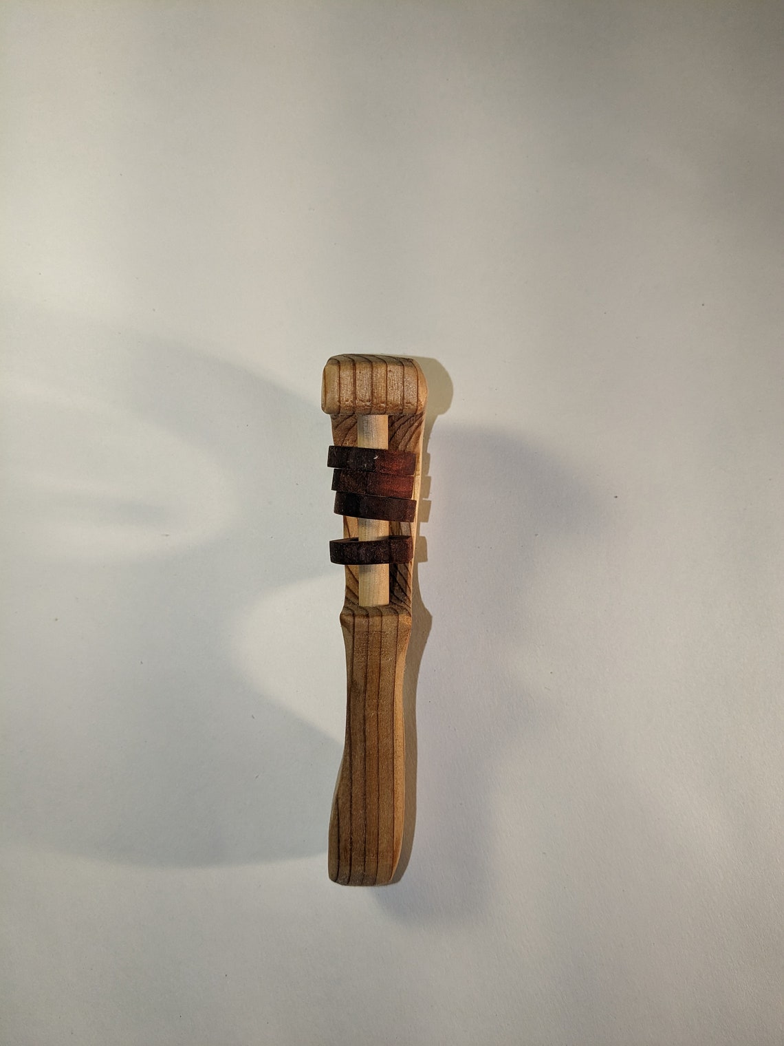 Heirloom Wooden Baby Rattle - Etsy