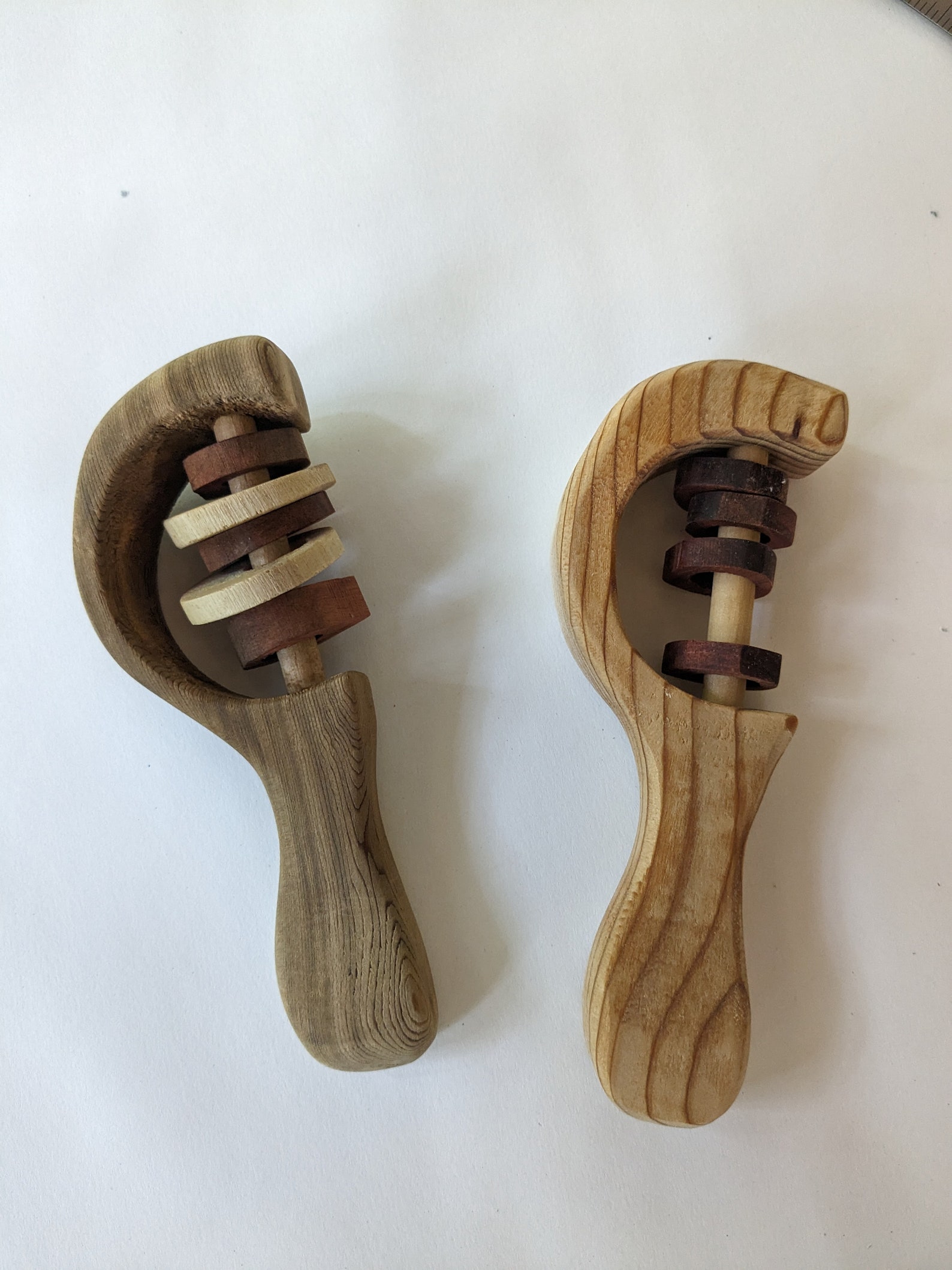 Heirloom Wooden Baby Rattle - Etsy