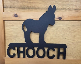 Donkey Rodeo Sign Personalized Mule Stall Sign and Wall Hangings - Etsy