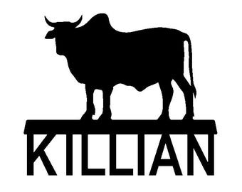 Personalized Cattle Stall Sign and Wall Hangings
