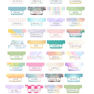 Pretty in Pastel: set afdrukbare bijbelverdelers