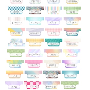 Pretty in Pastel: Printable Bible Divider Tabs Set