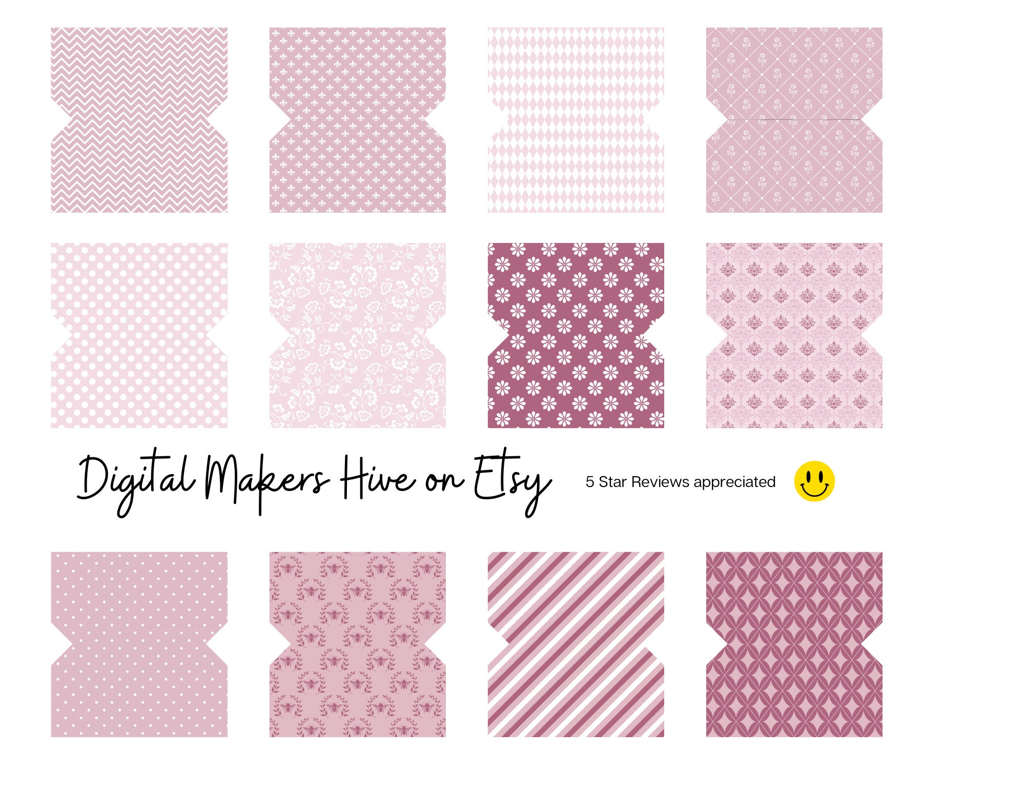 36 Blush Printable Divider Journal Notebook Tabs - Etsy