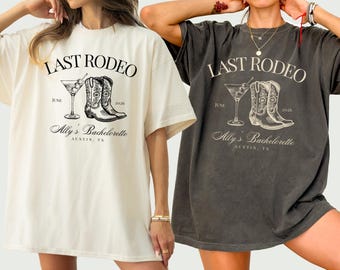 Bachelorette Party Shirts, Custom Bachelorette Shirts, Last Rodeo Western Bachelorette, Personalized Luxury Bachelorette, Bach Club Shirts