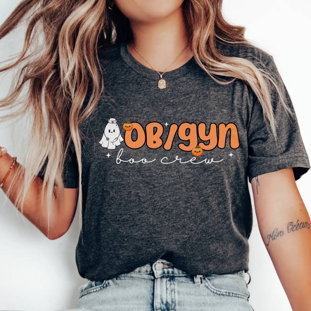 OBGYN Halloween Nurse Shirt, Halloween Obgyn Tshirt, Spooky Ob-gyn Team ...