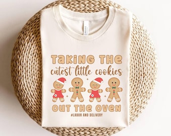 Labor and Delivery Nurse Christmas Shirt, L&D Nurse T-shirt, Christmas L and D Nurse, Holiday Nurse Shirt, Christmas Labor and Delivery Crew