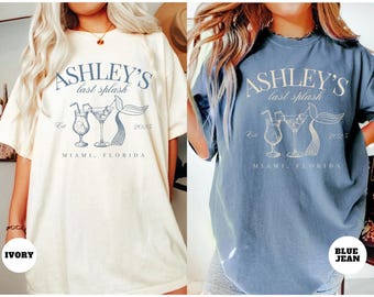 Last Splash Bachelorette Party Shirt, Custom Beach Bachelorette Shirt, Personalized Luxury Bach, Cruise Bachelorette Tee, Bridal Party Gifts
