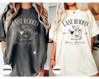 Bachelorette Party Shirts, Custom Bachelorette Shirts, Last Rodeo Western Bachelorette, Personalized Luxury Bachelorette, Bach Club Shirts