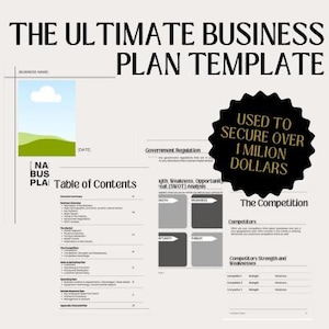 The Ultimate Business Plan Template