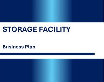 Storage Facility Business Plan Template