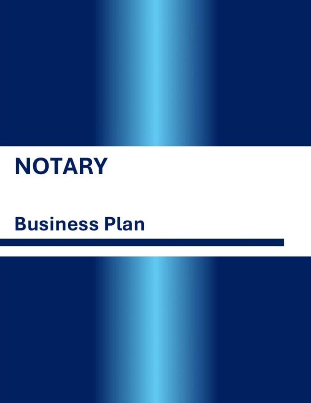 Notary Business Plan Template Etsy Notary Business Plan Template Etsy