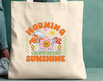 Floral tote bag, Friend gift, gift for mom, Inspirational bag, motivational tote, Christmas gift, Birthday gift, Mother's day, book tote bag