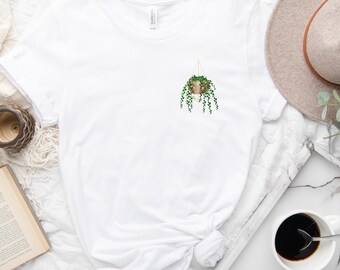 ハンギングプラントTシャツ：室内植物愛好家へのギフト