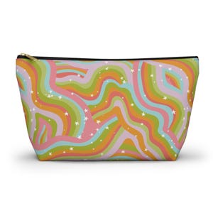 Cosmic Drift Accessory Pouch - Space-Themed Travel Bag, Starry Pattern, Makeup Organizer, Stylish Storage for On-the-Go Essentials
