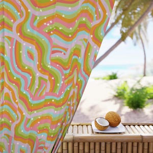 Cosmic Drift Blackout Curtains - Stylish Space-Themed Window Drapes, Light Blocking, Starry Night Design, Perfect for Bedroom & Home Decor