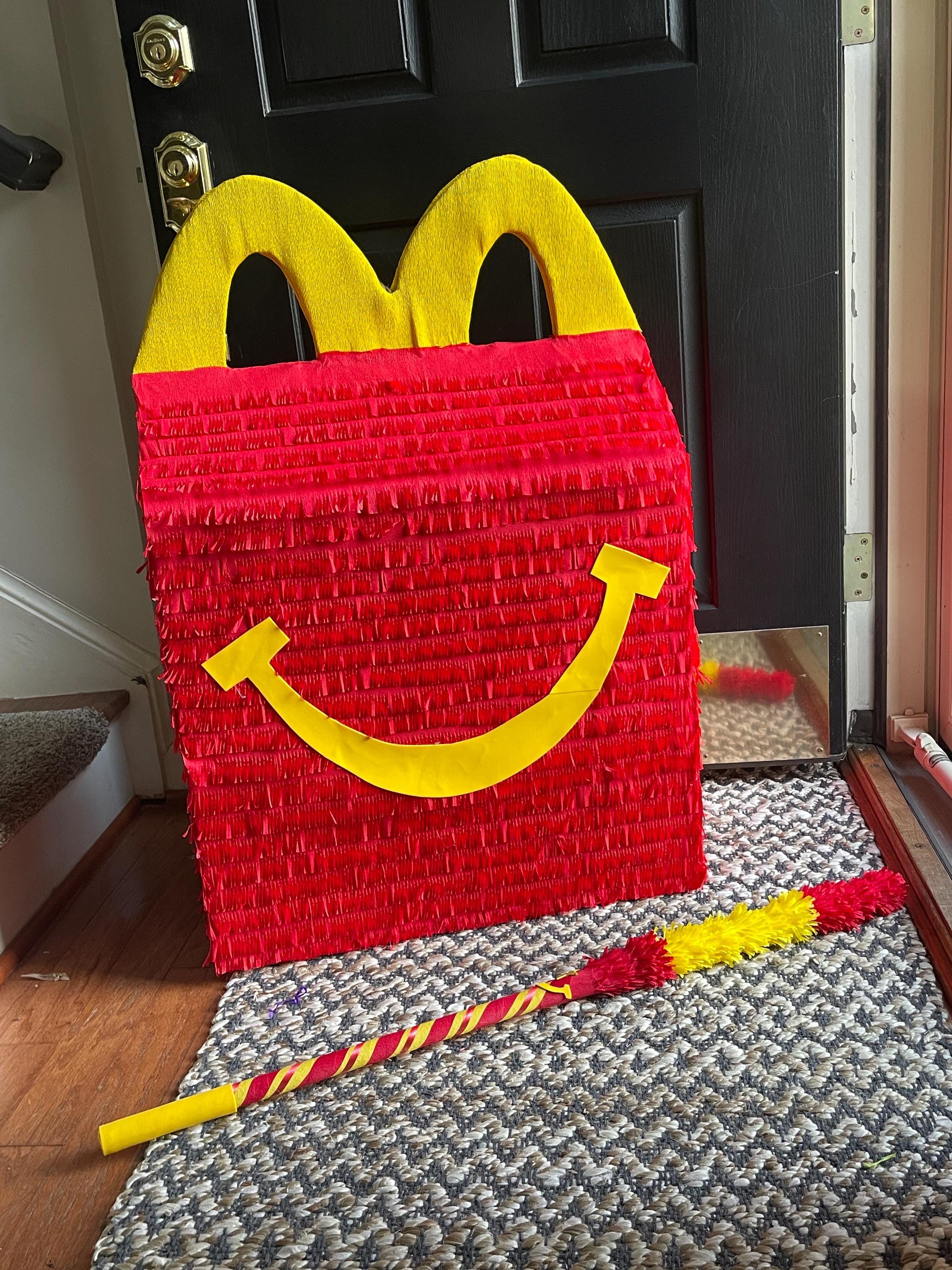 Happy Meal Piñata: Mcdonald's Party Decor, Customizable - Etsy