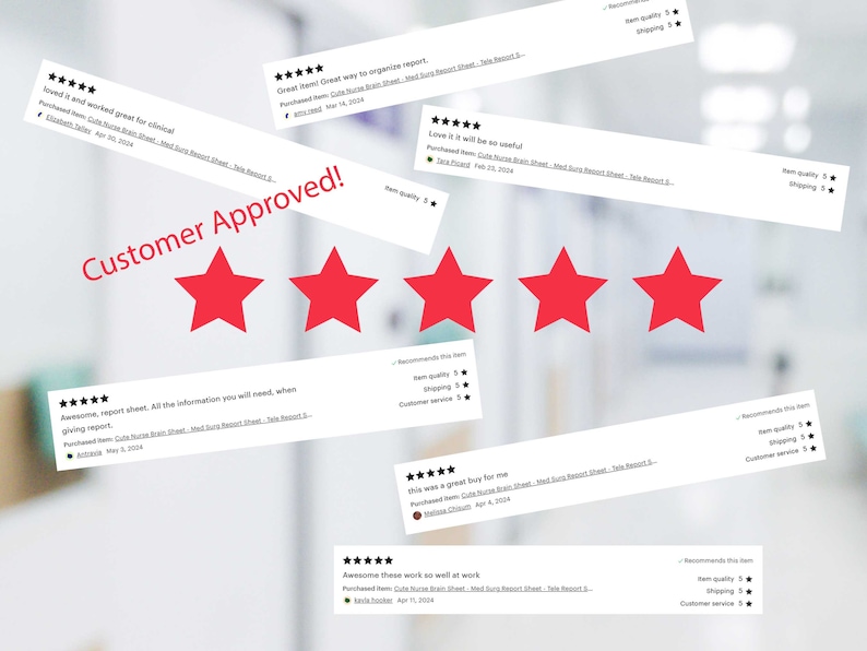 K&ouml;nnte beinhalten: F&uuml;nf rote Sterne mit dem Text "Customer Approved!" in wei&szlig;en Buchstaben auf rotem Hintergrund. Das Bild zeigt auch mehrere Kundenbewertungen mit f&uuml;nf Sternen und positiven Kommentaren zum Produkt.