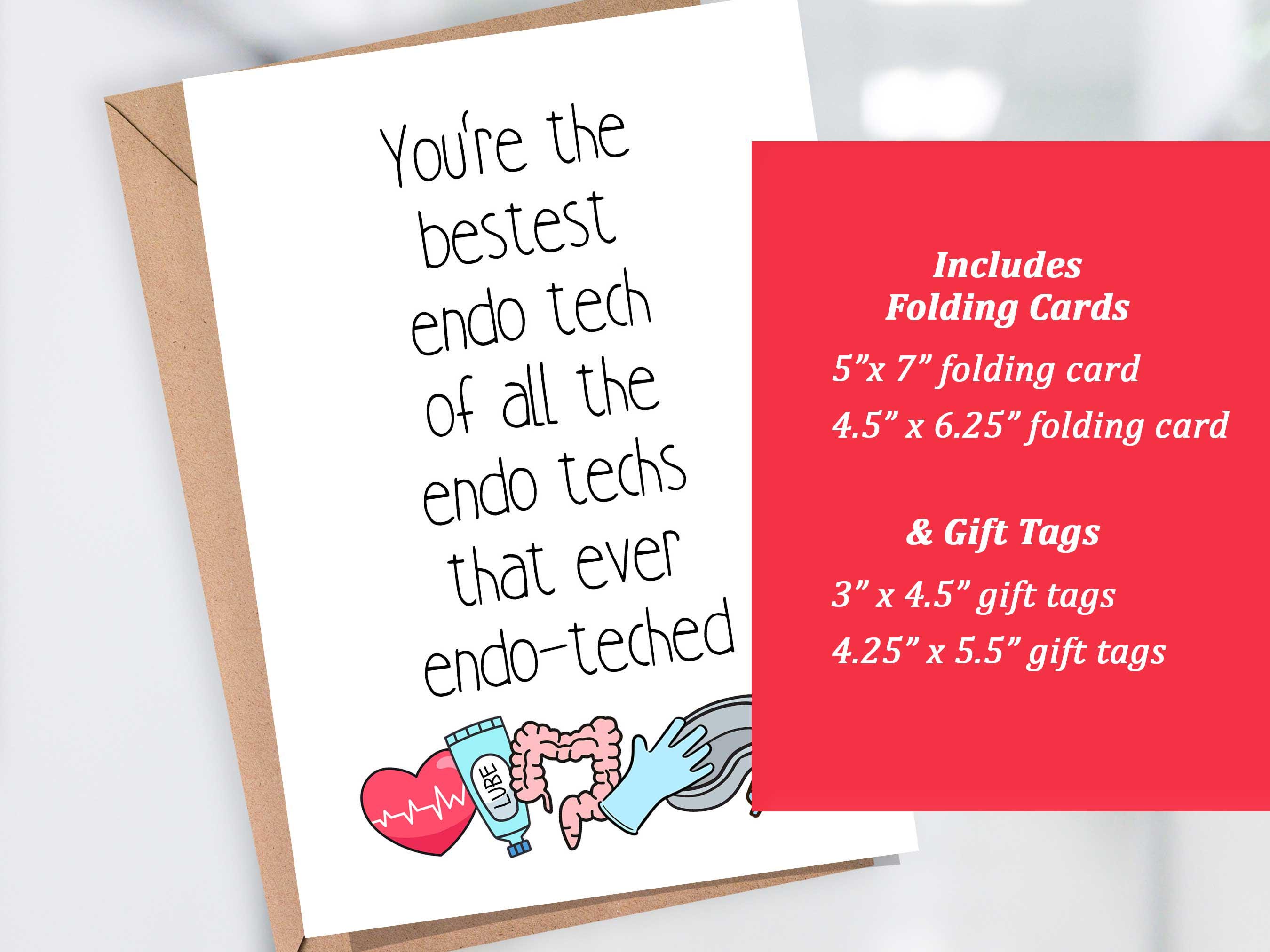 Endo Tech Card - Endo Tech Thank You Card - Endo Tech Appreciation Card ...
