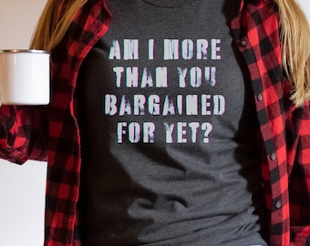 ADULT Elder Emo Shirt, FOB Band Tee, Band Tees, 2005 Pop Punk, Lyrics Tee, Am I more than you bargained for yet?, Pop Emo Shirt, Band Shirts