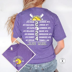 Custom Sport Fan Apparel Sports Team Gear Personalized Team Logo Softball Baseball Dance Mom Logo Design Cooperstown AllStar Tournament Tee