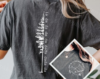 Volksmusik Komfort Farben Shirt, Treffen Sie mich im Wald Band T-Shirt Konzert Shirt, La da da da, Indie Rock TShirt, süßes Mountain Music Tour Shirt