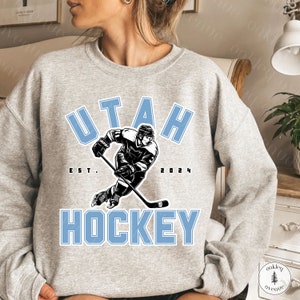 Utah Hockey-Team Bekleidung, Hockey-Fan-Ausrüstung, Utah Jerseys, kundenspezifische Hockey-Shirts, Unisex Hockey, Utah HC Merch, Hockey-Shirt, Hockey-Pullover