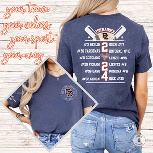 Custom Baseball Team Roster Shirt Personalized Softball Fan Apparel Shirt Custom Team Logo Cooperstown AllStars T-shirt, Baseball Tshirt