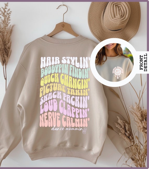 Mignon danse maman pull danse maman sticker maman epoque chemise cadeau fete des meres pour femme danse retro comp Swag filles vintage tee entraineur de danse SVG Etsy France