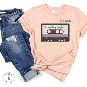 Sucker for Anything Acoustic Elder Emo Shirt Brand Band Tee Lyrics Pop Emo Culture Pop Emo Shirts Band Shirts New Tour 2025 Concert T-Shirt