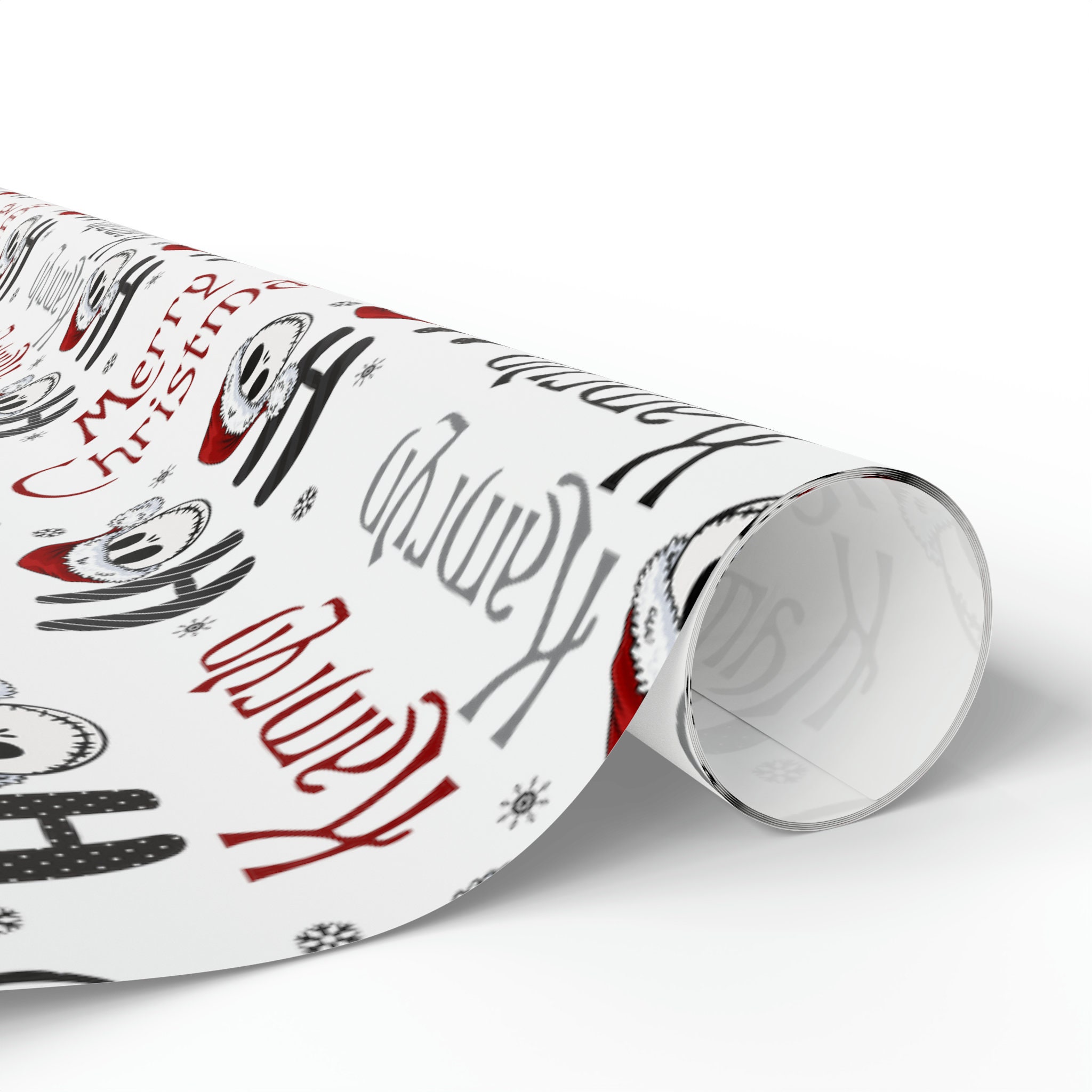 Custom Gift Wrap, Nightmare Before Christmas Gift Wrap, Jack Skellington Wrapping Paper