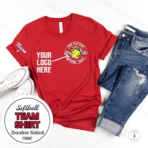 Custom Sport Team Shirt Personalized Fan Apparel Softball Baseball Mom Team Logo Design Cooperstown AllStar Tournament T-shirt Best Seller