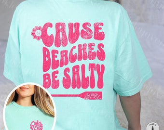 Cute Lake Life Summer Shirt, Salty Beaches Vibe, Wake Lake Time Shirt, Vacation Shirt, Womens Boating Shirt, Camping Weekend Tee, Boat Shirt