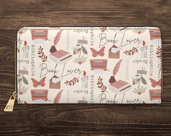 Personalized Bookish Wallet - Book Lover Women's Wallet - Reader Gifts