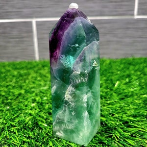 FEATHER FLUORITE Crystal Tower!!