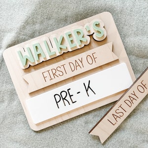 Back to School Sign Board, Custom First Day Of School Board, Back To School Sign, First And Last Day School Sign, Back To School Photo Prop