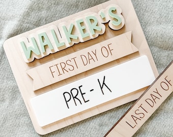 Back to School Sign Board, Custom First Day Of School Board, Back To School Sign, First And Last Day School Sign, Back To School Photo Prop