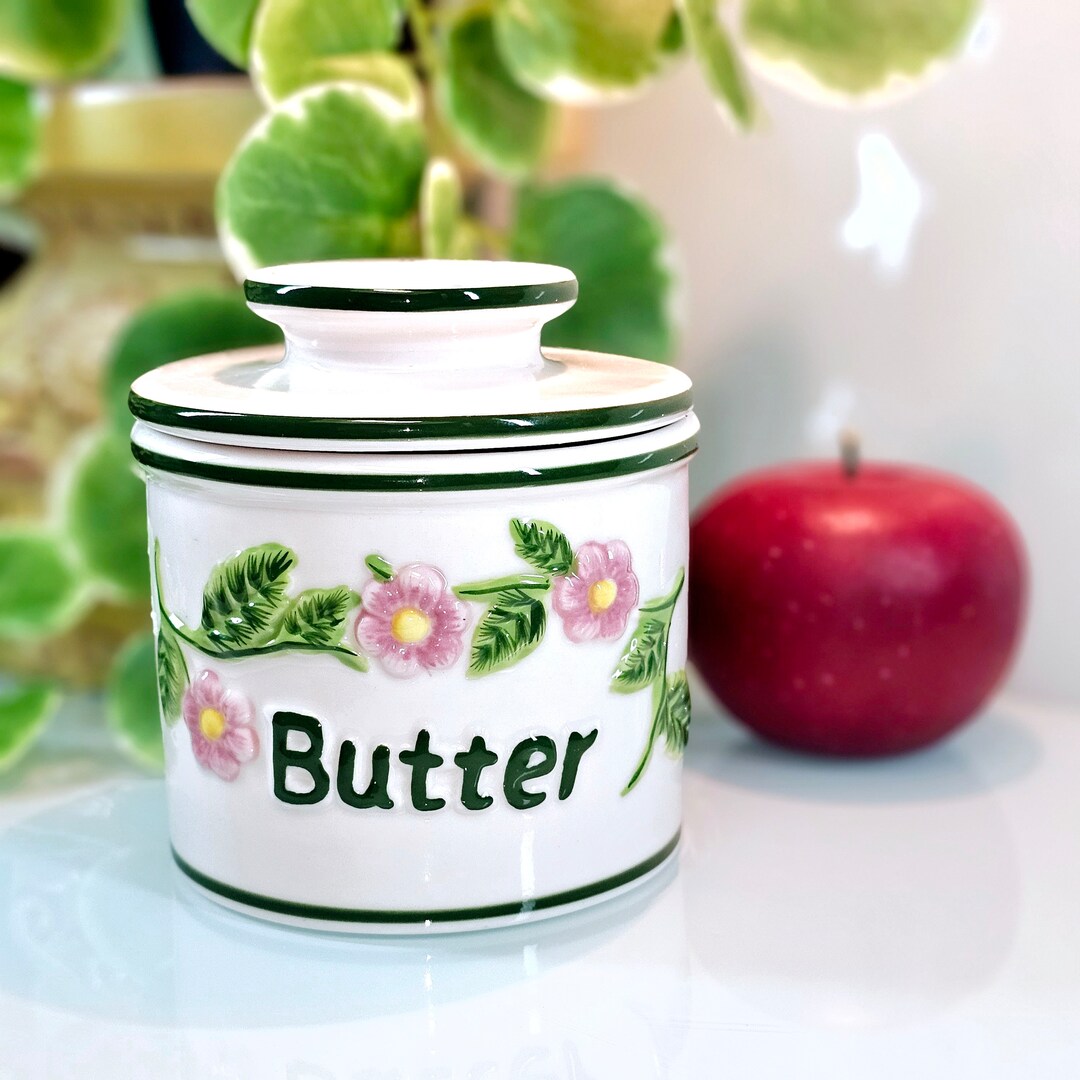 Vintage French Beurre Butter Bell Crock Keeper L. Tremaine Etsy