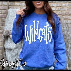 Wildcats Doodle Sweatshirt , Kentucky Shirt, Kentucky, Wildcats Shirt, Womens Kentucky Sweatshirt, Gifts for Her, March Madness