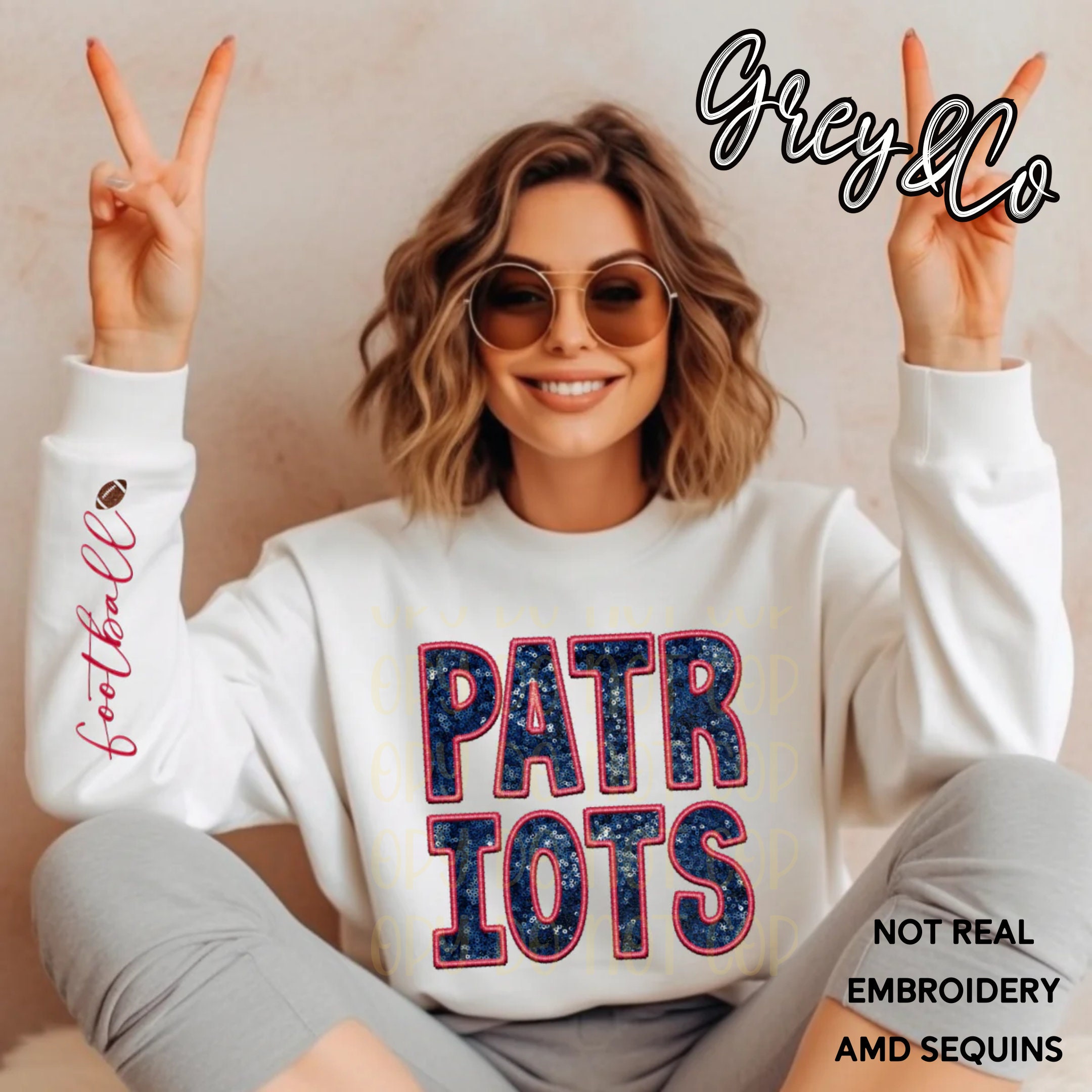 Patriots Sweatshirt Women Etsy