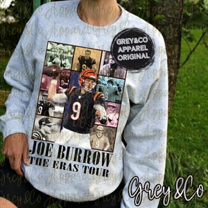 Joe Burrow Sweatshirt, Joe Burrow The Eras Tour Shirt, Cincinnati Shirt, gifts for her, Joe Burrow fans, Youth Joey B Shirt